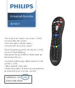 Philips SRP3013 V02 Quick Start Manual preview