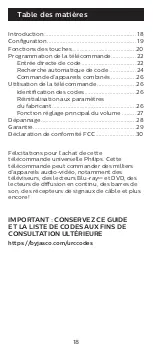 Предварительный просмотр 18 страницы Philips SRP3219G/27 User Manual