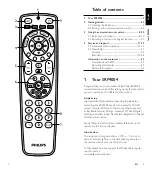 Предварительный просмотр 2 страницы Philips SRP4004/53 User Manual