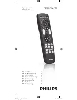 Philips SRP4004/86 User Manual preview