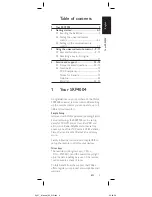 Preview for 3 page of Philips SRP4004 User Manual