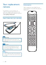 Предварительный просмотр 3 страницы Philips SRP4010 User Manual