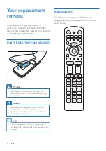 Предварительный просмотр 3 страницы Philips SRP4040 User Manual