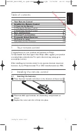 Preview for 3 page of Philips SRP5002 Installation Manual