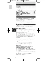 Preview for 4 page of Philips SRP620 Instructions For Use Manual