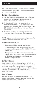 Предварительный просмотр 3 страницы Philips SRP6219G/27 User Manual