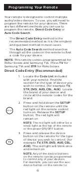 Предварительный просмотр 6 страницы Philips SRP6219G/27 User Manual