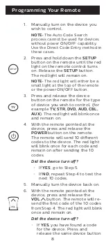 Предварительный просмотр 8 страницы Philips SRP6219G/27 User Manual