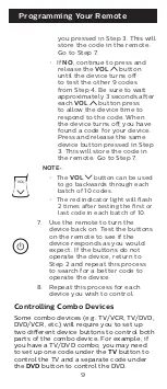 Предварительный просмотр 9 страницы Philips SRP6219G/27 User Manual