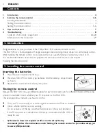 Preview for 3 page of Philips SRU 1010 Instructions For Use Manual