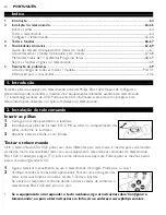 Preview for 63 page of Philips SRU 1020 Instructions For Use Manual