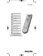 Предварительный просмотр 1 страницы Philips SRU 538 Instructions For Use Manual