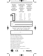 Предварительный просмотр 80 страницы Philips SRU 538 Instructions For Use Manual