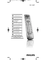 Предварительный просмотр 1 страницы Philips SRU 560 Instructions For Use Manual