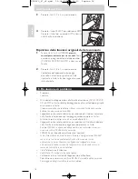 Предварительный просмотр 18 страницы Philips SRU 560 Instructions For Use Manual