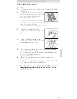 Предварительный просмотр 61 страницы Philips SRU 7040 Instructions For Use Manual