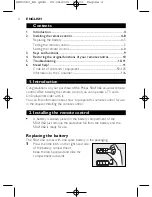 Preview for 3 page of Philips SRU1060 Instructions For Use Manual