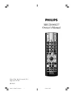 Philips SRU2104S Owner'S Manual предпросмотр