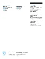 Preview for 2 page of Philips SRU4000 Specifications