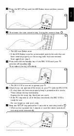 Предварительный просмотр 5 страницы Philips SRU5110/87 Manual