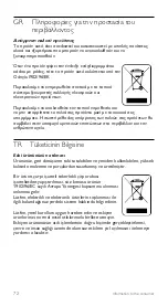 Предварительный просмотр 72 страницы Philips SRU5110/87 Manual