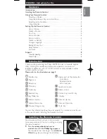 Предварительный просмотр 3 страницы Philips SRU9600 Instructions For Use Manual