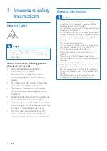 Preview for 4 page of Philips SSC5001 User Manual