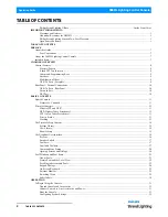 Preview for 4 page of Philips Strand Lighting Operation Manual