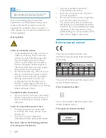 Preview for 6 page of Philips Streamium MCi298
Streamium MCi298/12 User Manual