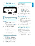 Preview for 33 page of Philips Streamium MCi298
Streamium MCi298/12 User Manual