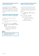 Preview for 38 page of Philips Streamium MCi730 User Manual