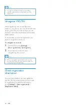 Preview for 40 page of Philips Streamium MCi730 User Manual