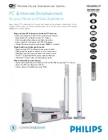 Preview for 1 page of Philips Streamium MX6000i Specifications