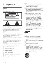 Preview for 4 page of Philips Streamium NP2500/37 User Manual