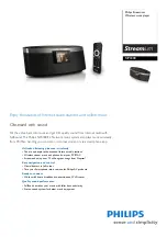 Philips Streamium NP3300 Specifications preview