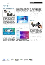 Preview for 2 page of Philips Streamium NP3300 Specifications