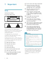 Предварительный просмотр 3 страницы Philips Streamium NP3300 User Manual