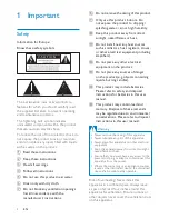 Предварительный просмотр 4 страницы Philips Streamium NP3900 User Manual