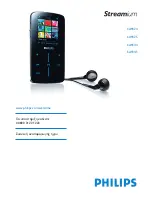 Preview for 1 page of Philips Streamium SA9324 User Manual