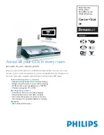 Preview for 1 page of Philips Streamium WACS57 Specifications