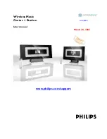 Philips Streamium WACS700 User Manual preview