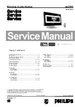 Philips Streamium WAS700 Service Manual предпросмотр