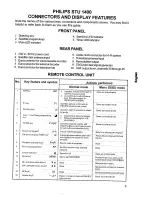 Preview for 5 page of Philips STU 1400 Manual