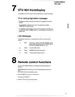 Preview for 19 page of Philips STU 904 Instructions For Use Manual