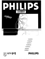 Philips STU 909 Installation Instructions Manual preview