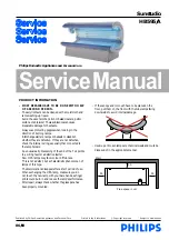 Предварительный просмотр 1 страницы Philips Sunstudio HB595/A Service Manual