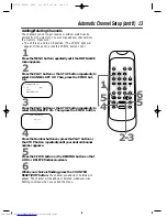 Preview for 13 page of Philips SV2000 SVZ122 Owner'S Manual