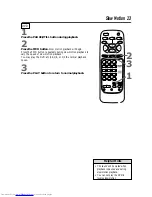 Preview for 23 page of Philips SV2000 Owner'S Manual