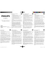 Предварительный просмотр 1 страницы Philips SVC1215/10 User Manual