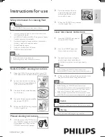 Preview for 1 page of Philips SVC2235/27 Instructions For Use